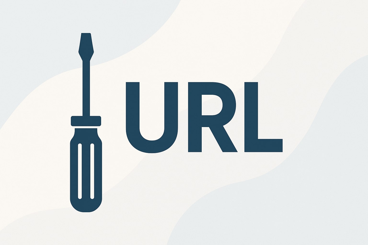 URL структура с иконкой отвертки символизирующая настройку адресов сайта